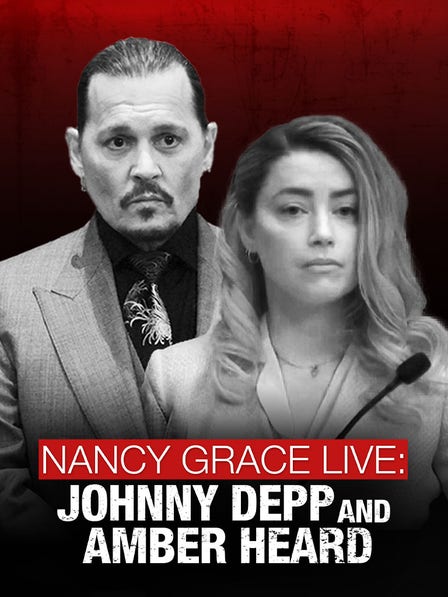 Nancy Grace Live: Johnny Depp and Amber Heard dcg-mark-poster