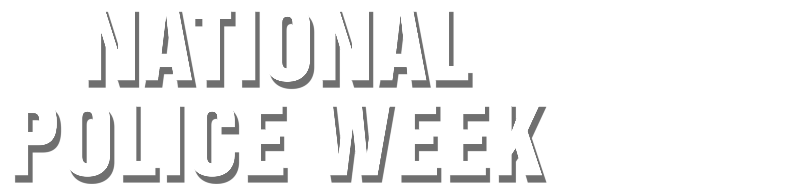 National Police Week logo