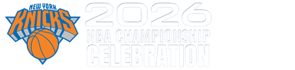 New York Knicks 2026 NBA Championship Celebration logo