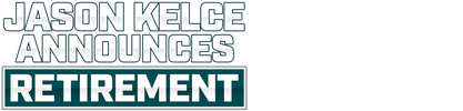 NFL Star Jason Kelce Retires logo