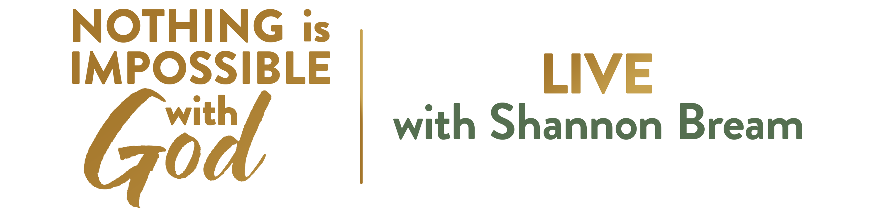 Nothing Is Impossible With God S1 E1 An Evening with Shannon Bream 2026-03-18