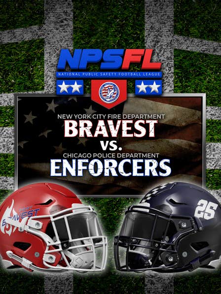 NPSFL: FDNY Bravest vs. Chicago PD Enforcers dcg-mark-poster