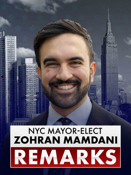 Nyc Mayor-Elect Zohran Mamdani Remarks dcg-mark-poster