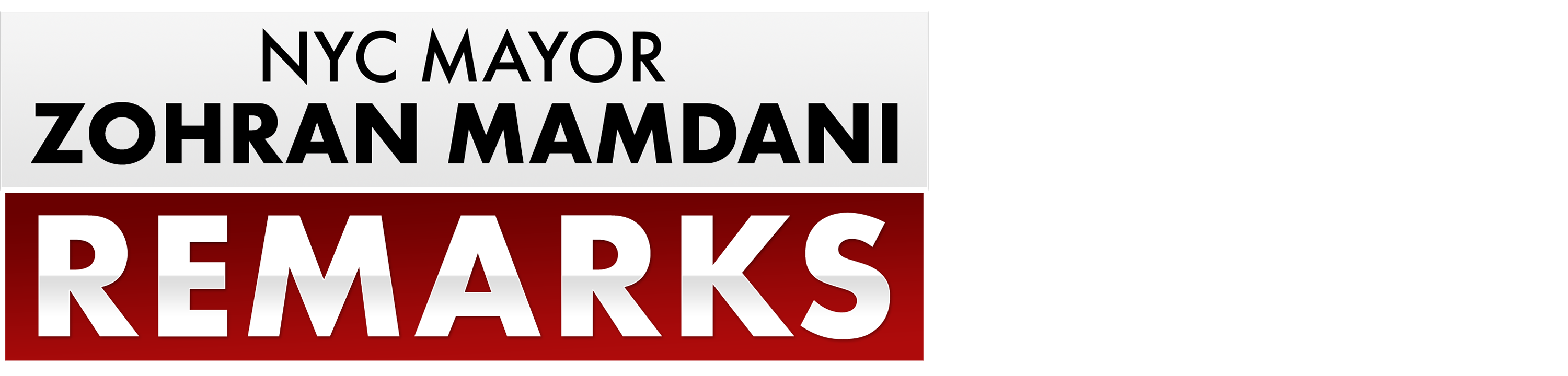NYC Mayor Zohran Mamdani Remarks logo