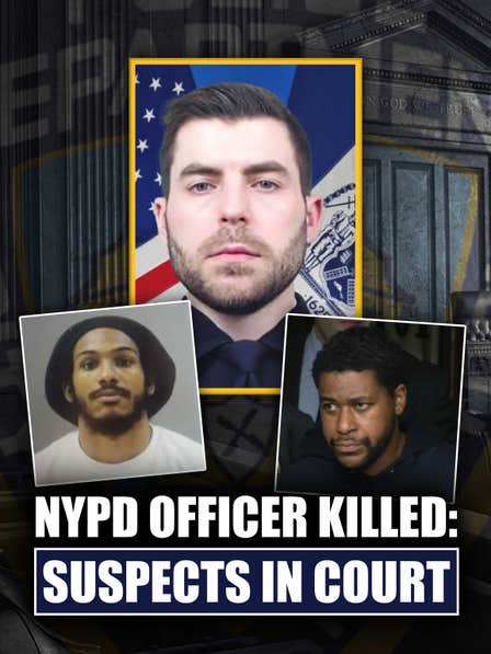 NYPD Officer Killed: Suspect in Court dcg-mark-poster
