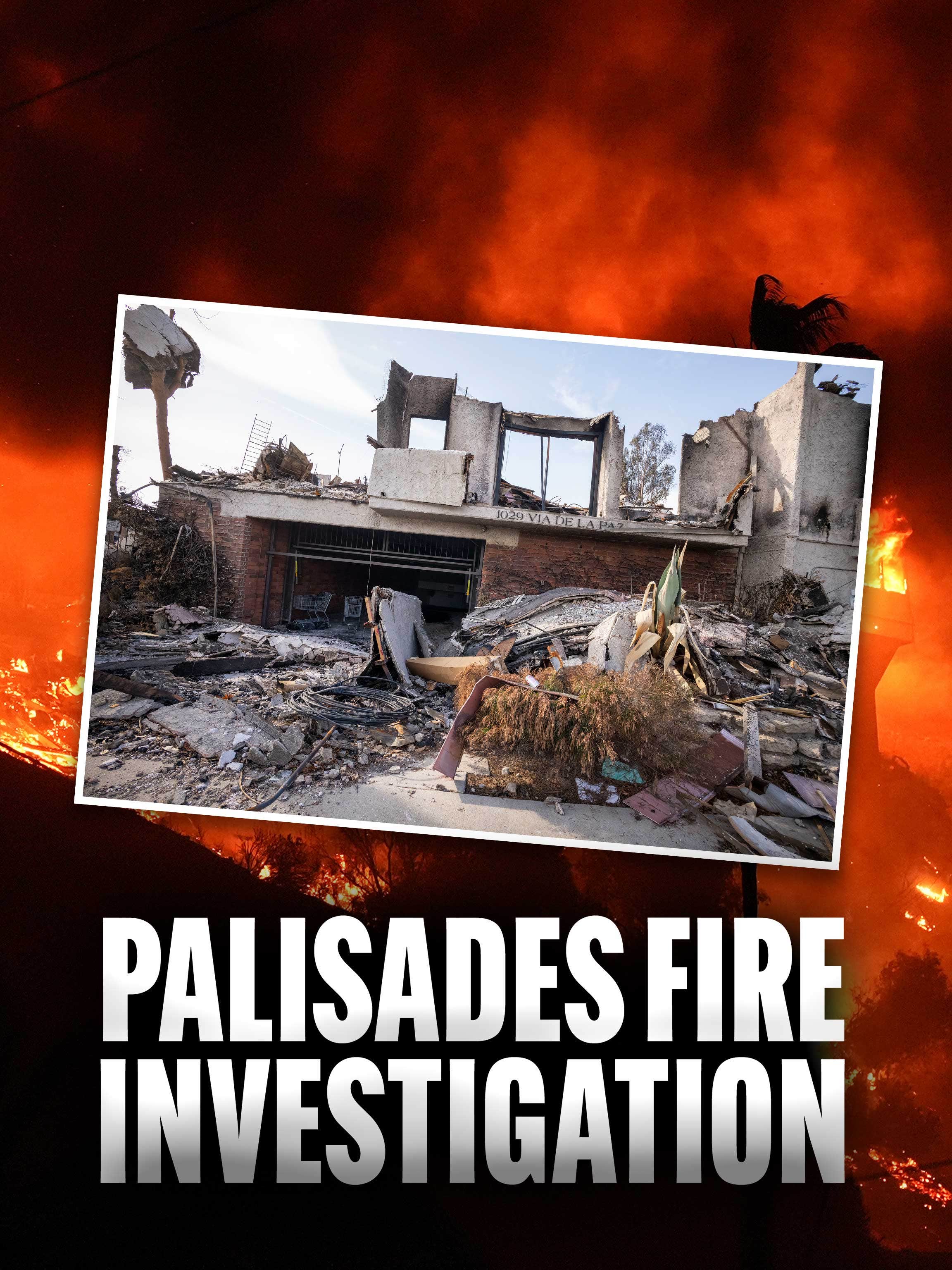 Palisades Fire Investigation dcg-mark-poster
