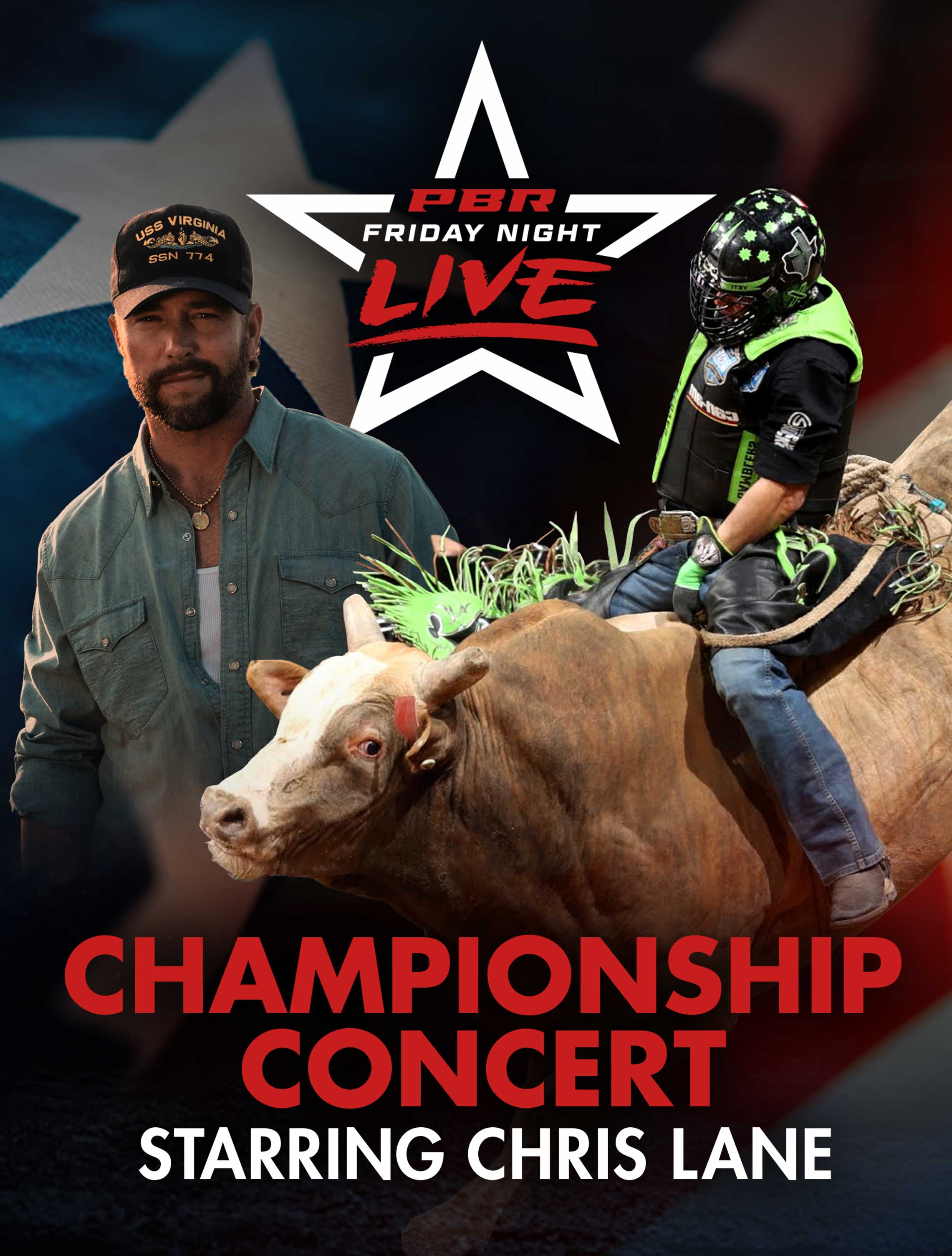 PBR Friday Night Live Championship Concert dcg-mark-poster