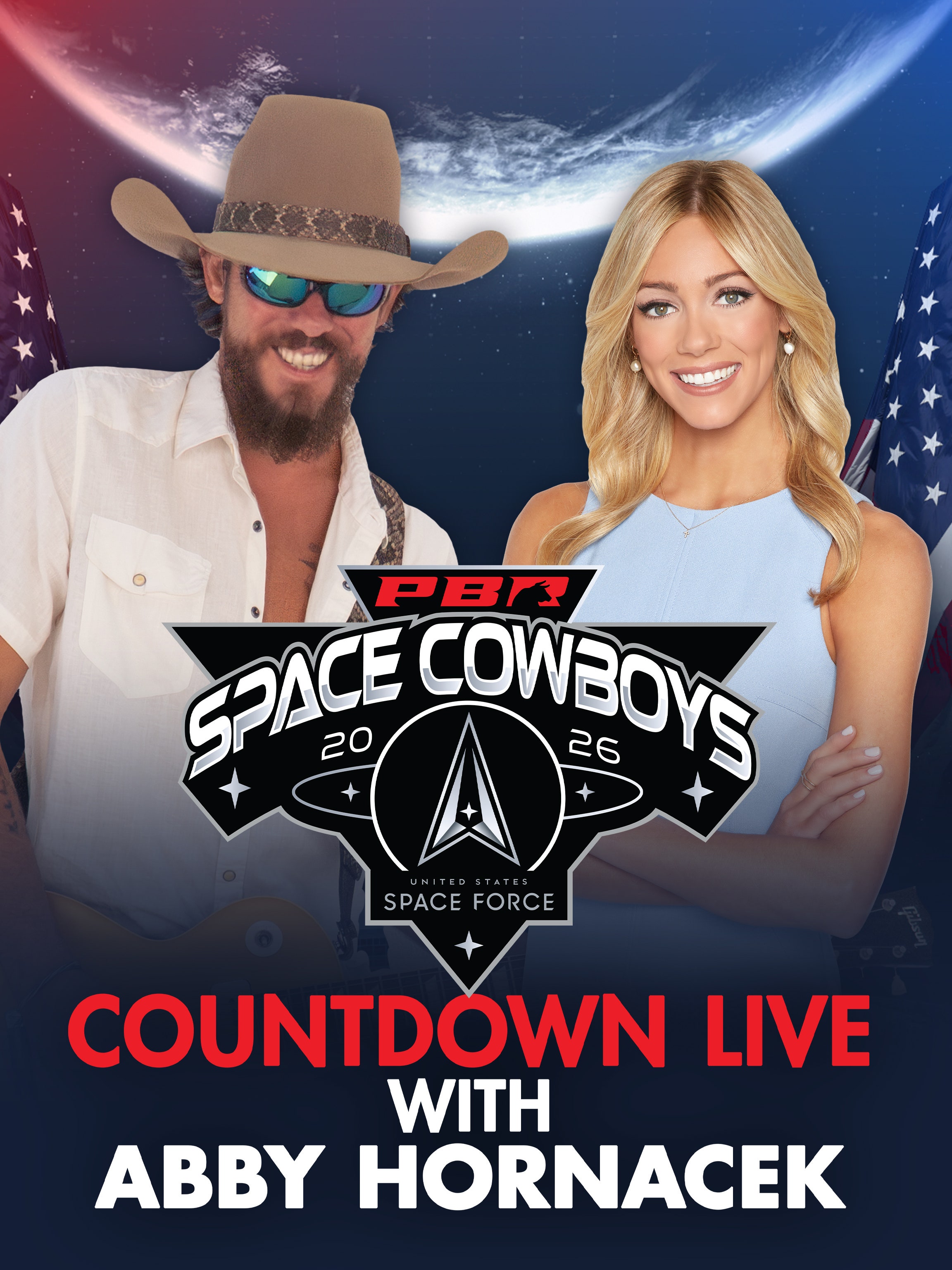 PBR Space Cowboys Countdown with Abby Hornacek dcg-mark-poster