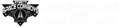 PBR Space Cowboys Countdown with Abby Hornacek logo