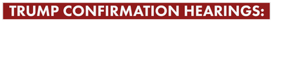 Perdue and Crowley Confirmation Hearings logo