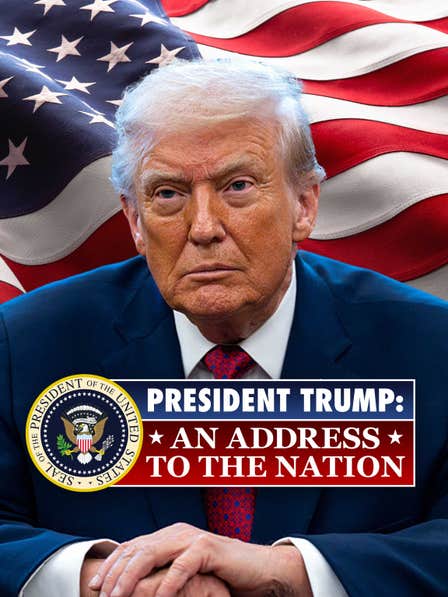 President Trump: An Address to the Nation dcg-mark-poster