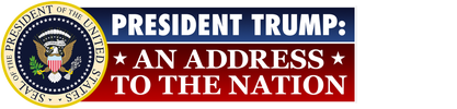 President Trump: An Address to the Nation logo