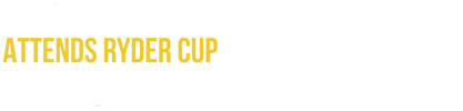 President Trump Attends Ryder Cup 2025 logo