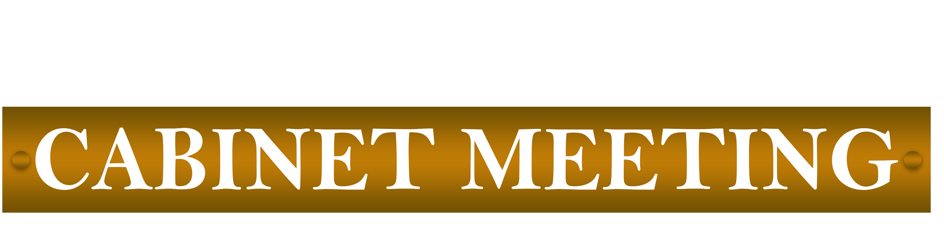 President Trump Cabinet Meeting logo