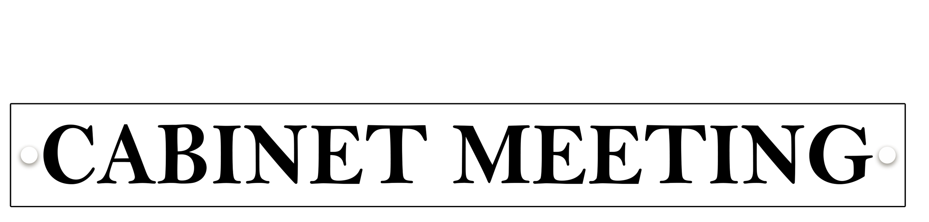 President Trump Cabinet Meeting logo