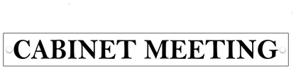 President Trump Cabinet Meeting logo