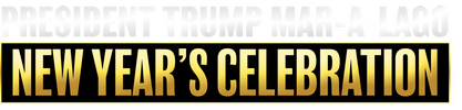 President Trump Mar-A-Lago New Year's Celebration logo
