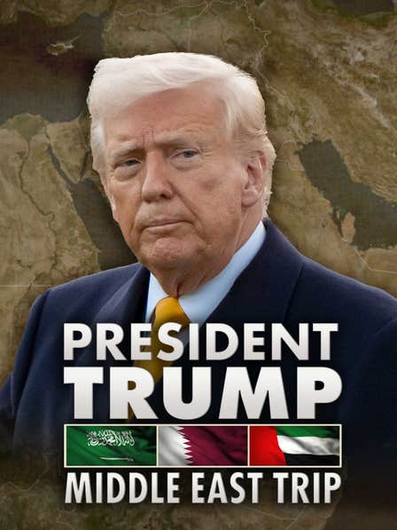 President Trump Middle East Trip dcg-mark-poster