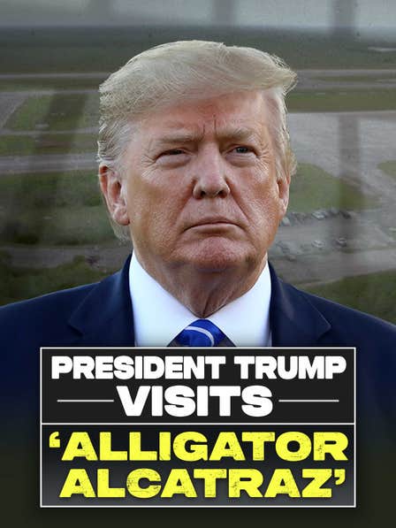 President Trump Visits 'Alligator Alcatraz' dcg-mark-poster