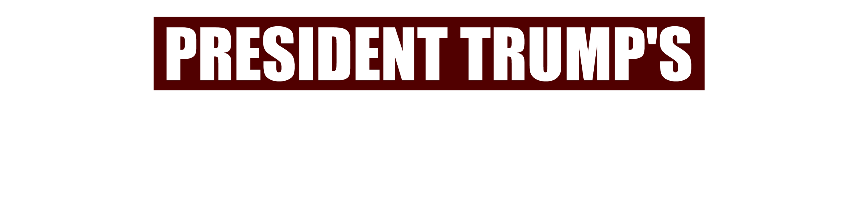 President Trump's Historic Peace Deal logo