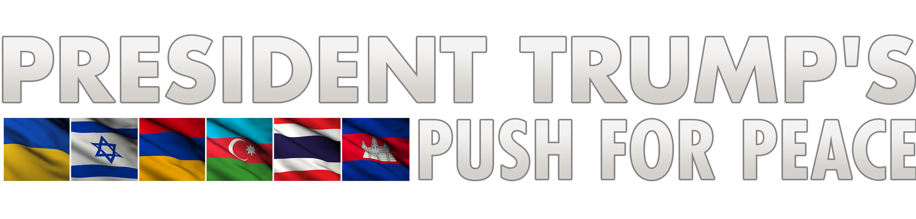 President Trump's Push for Peace logo