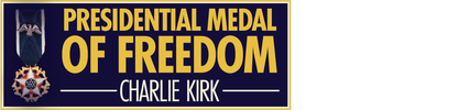 Presidential Medal of Freedom: Charlie Kirk logo