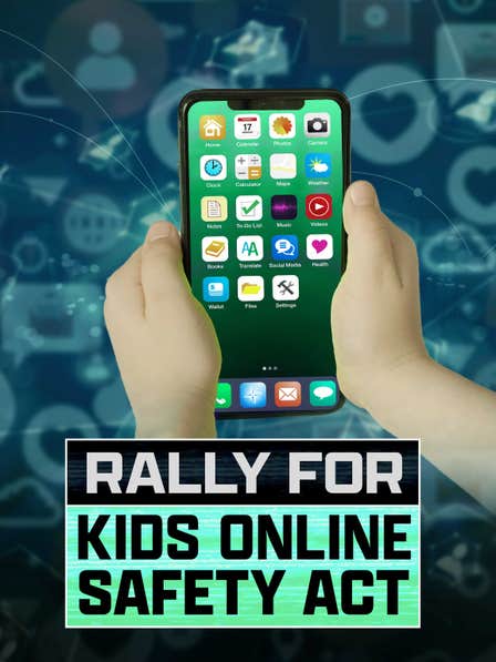 Rally For Kids Online Safety Act dcg-mark-poster