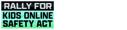 Rally For Kids Online Safety Act logo