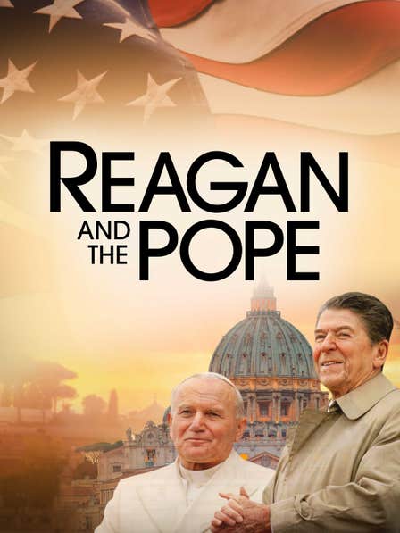 Reagan and the Pope dcg-mark-poster