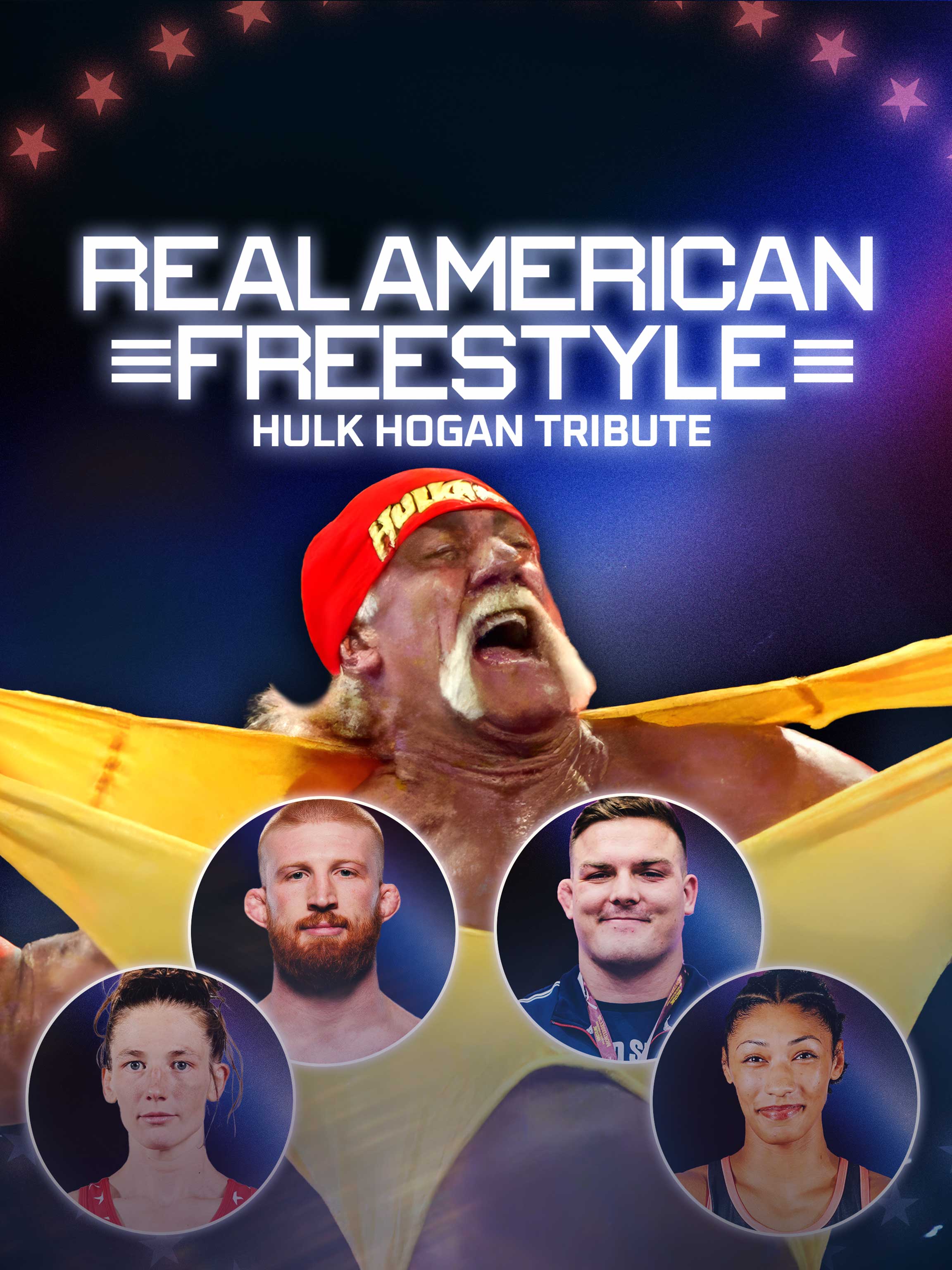 Real American Freestyle Hulk Hogan Tribute dcg-mark-poster