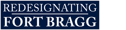 Redesignating Fort Bragg logo