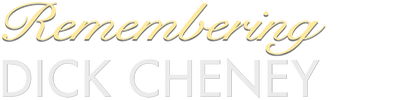 Remembering Dick Cheney logo