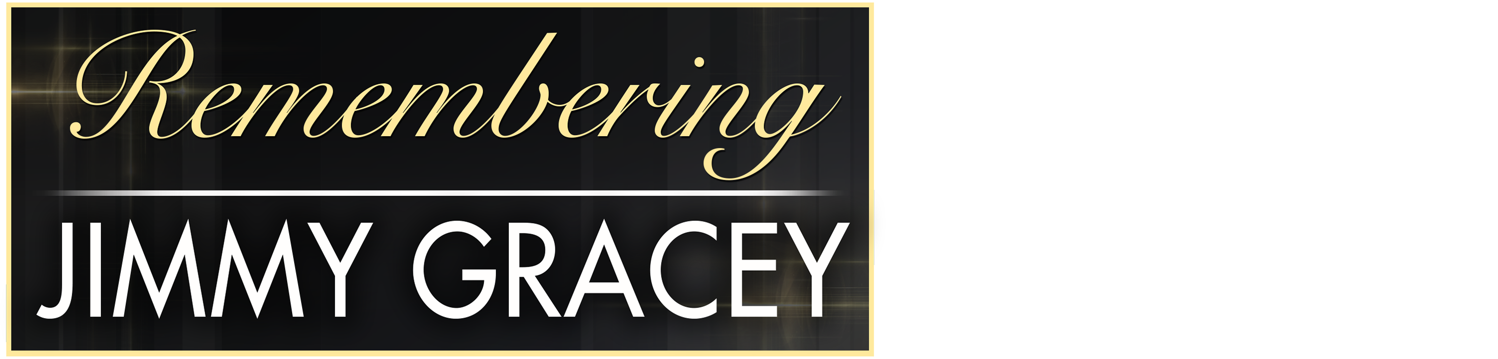 Remembering Jimmy Gracey logo