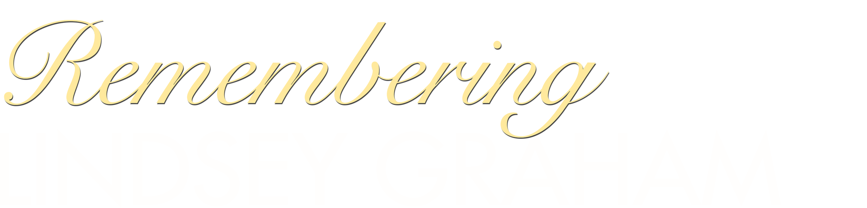 Remembering Lindsey Graham logo