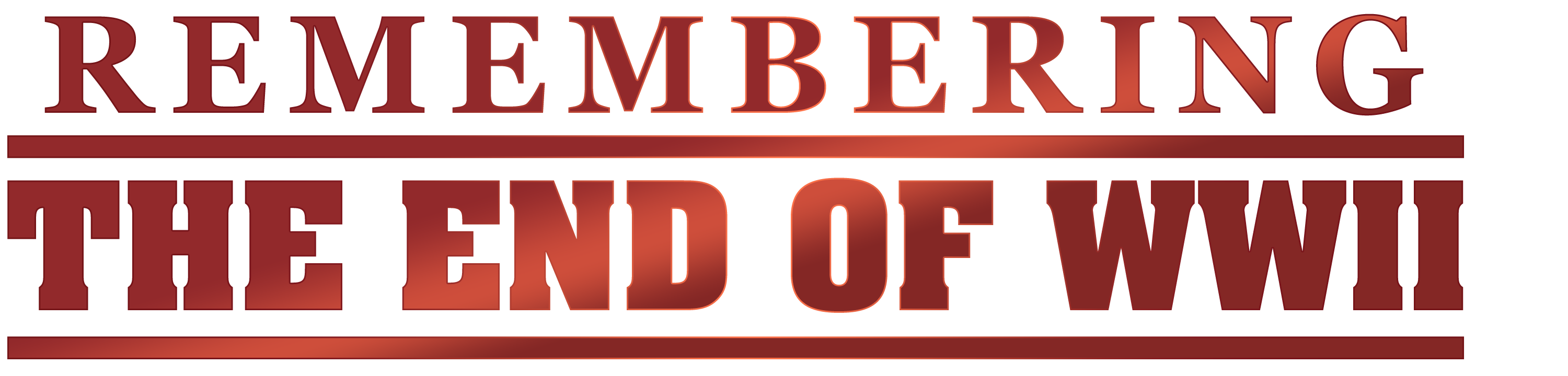 Remembering the End of WWII logo