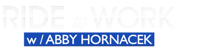 Ride to Work with Abby Hornacek logo