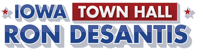 Ron Desantis Townhall: Democracy 2024 logo