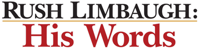 Rush Limbaugh: His Words logo
