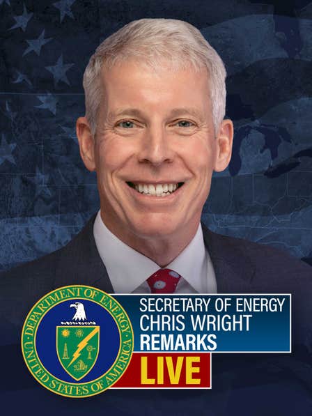 Secretary of Energy Chris Wright Remarks Live dcg-mark-poster