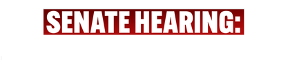Senate Hearing: 2025 Trade Policy Agenda logo