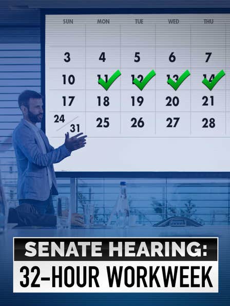 Senate Hearing: 32-Hour Workweek dcg-mark-poster