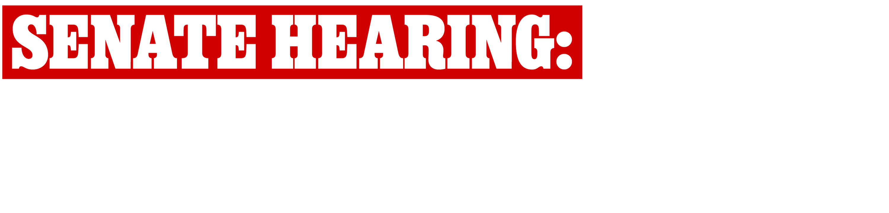 Senate Hearing: Biden’s Afghan Parolee Program logo