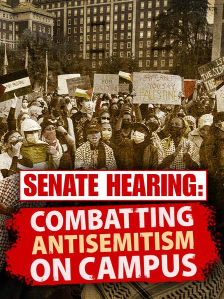 Senate Hearing: Combatting Antisemitism on Campus dcg-mark-poster