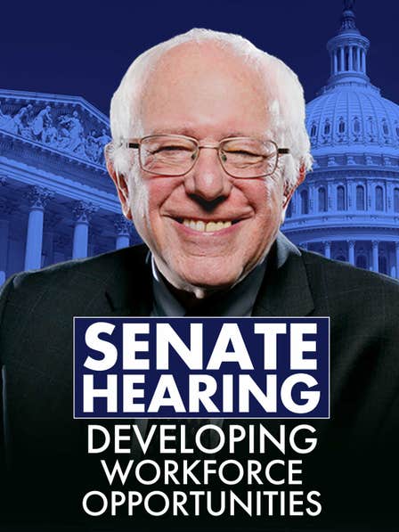 Senate Hearing: Developing Workforce Opportunities dcg-mark-poster