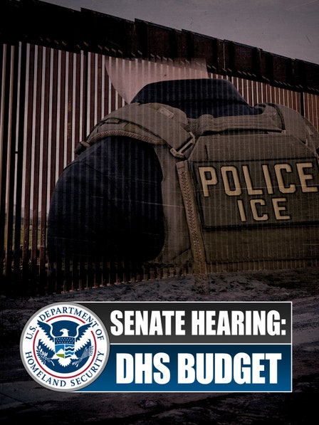 Senate Hearing: DHS Budget dcg-mark-poster