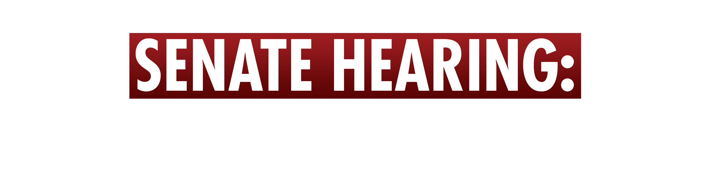 Senate Hearing: DHS Oversight logo