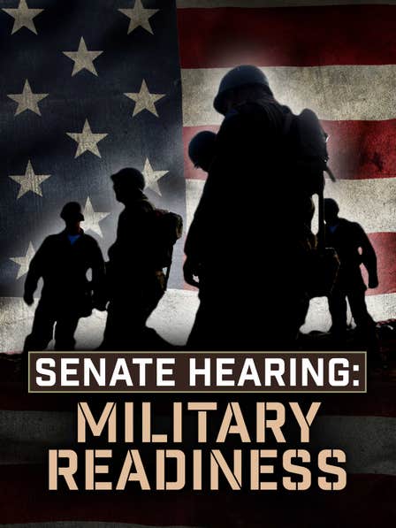 Senate Hearing: Military Readiness dcg-mark-poster