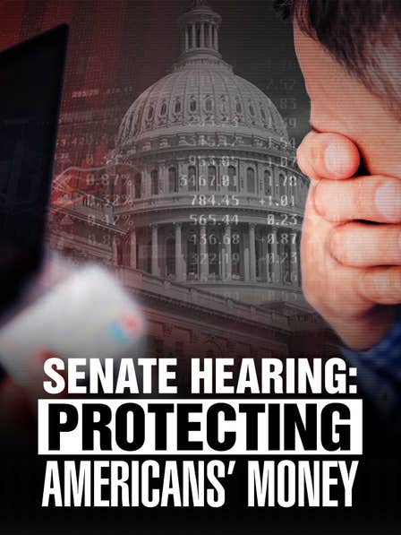Senate Hearing: Protecting Americans' Money dcg-mark-poster