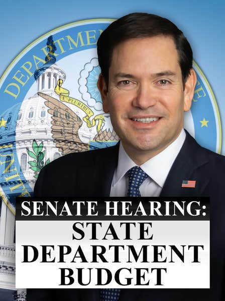 Senate Hearing: State Dept. Budget dcg-mark-poster