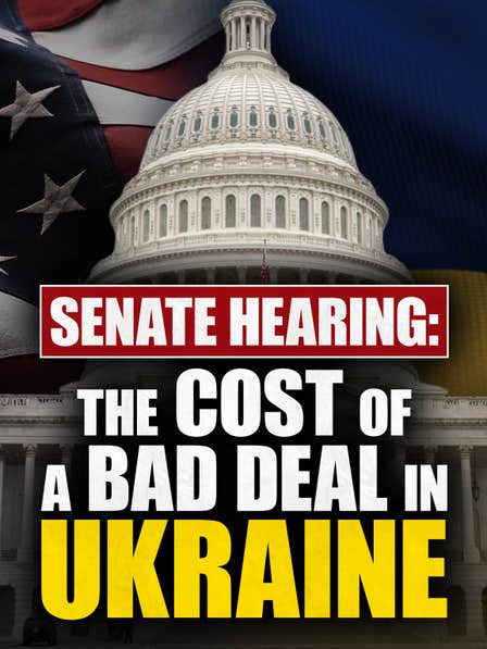 Senate Hearing: The Cost of a Bad Deal in Ukraine dcg-mark-poster